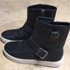 FRYE Lena Leather Engineer Boots~6M~NEW